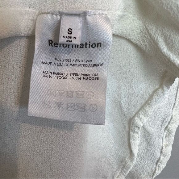 NEW REFORMATION Tanna In Blueberries Midi Dress - Picture 8 of 8